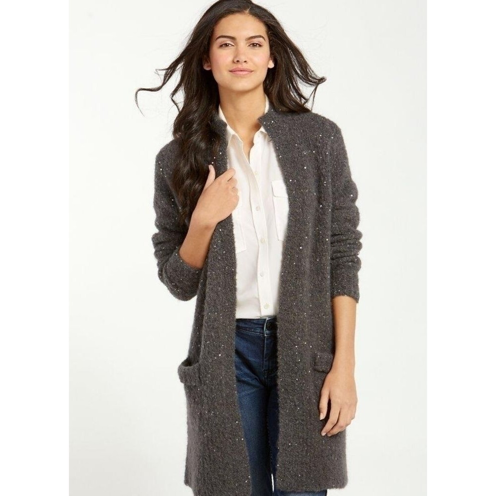 Tommy Bahama sunstone sequin cardigan small
